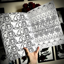 Load image into Gallery viewer, Halloween Goes Emo Colouring Book
