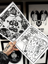 Load image into Gallery viewer, Love & Hate Colouring Book