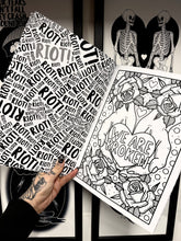 Load image into Gallery viewer, Business of Misery A4 Colouring Book