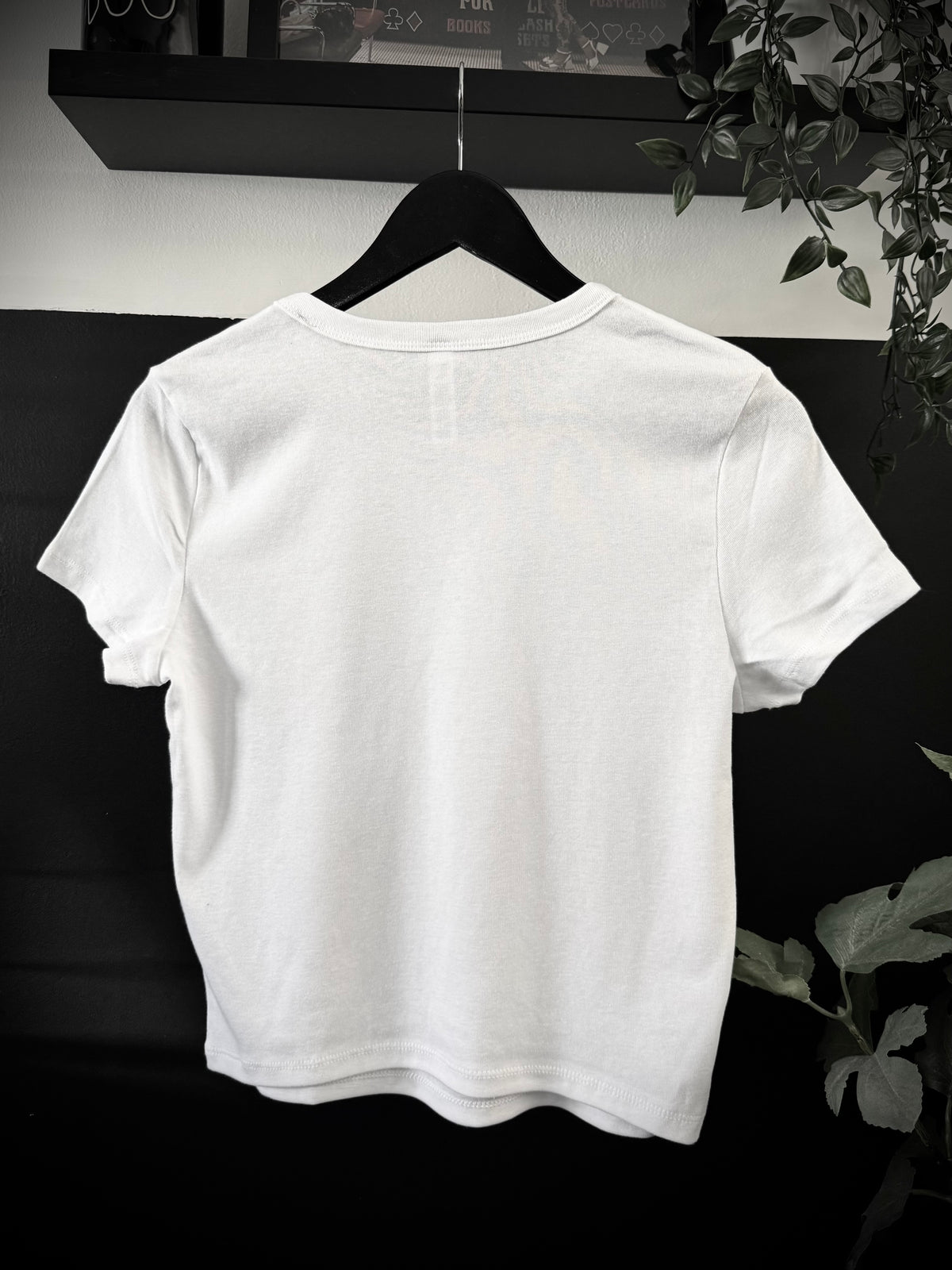 Blessings White Eyelet Crop T-Shirt