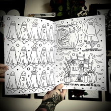 Load image into Gallery viewer, Halloween Goes Emo Colouring Book