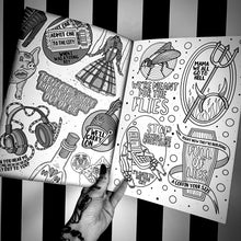 Load image into Gallery viewer, I Like My Parades Black A4 Colouring Book