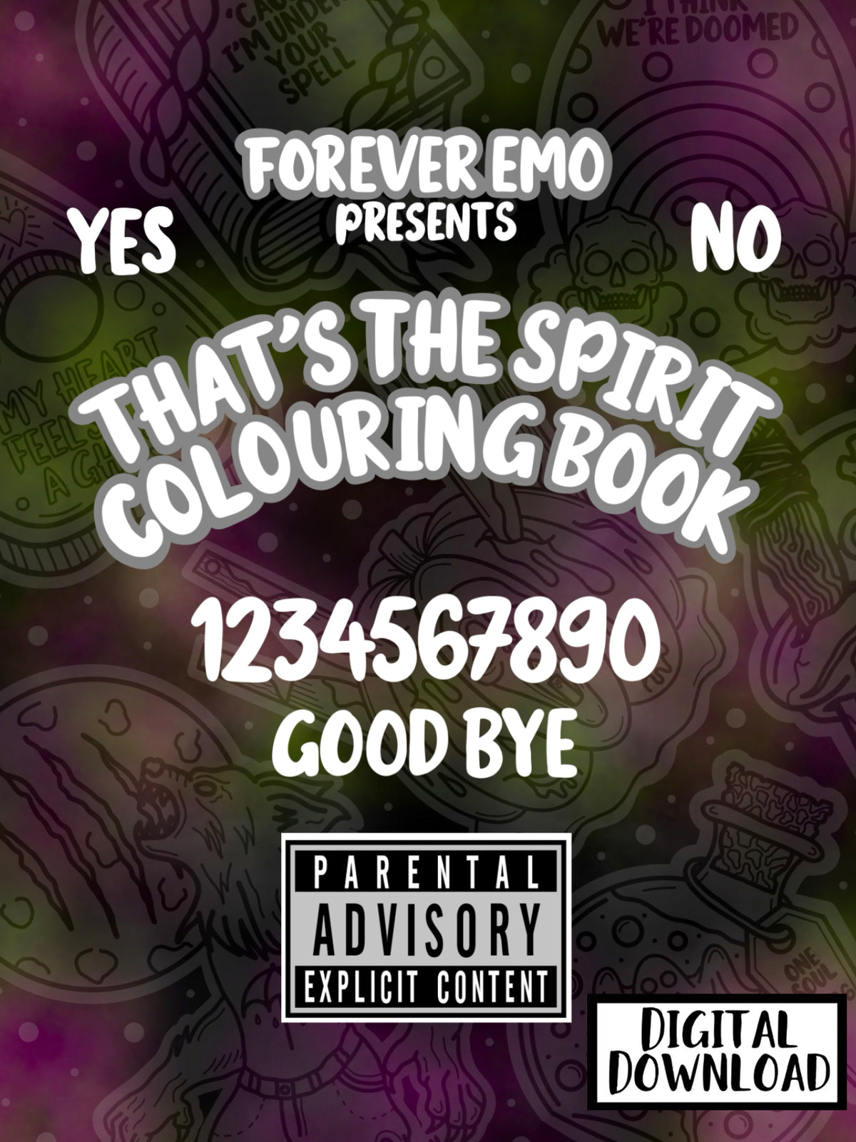 DIGITAL DOWNLOAD That’s The Spirit Colouring Book