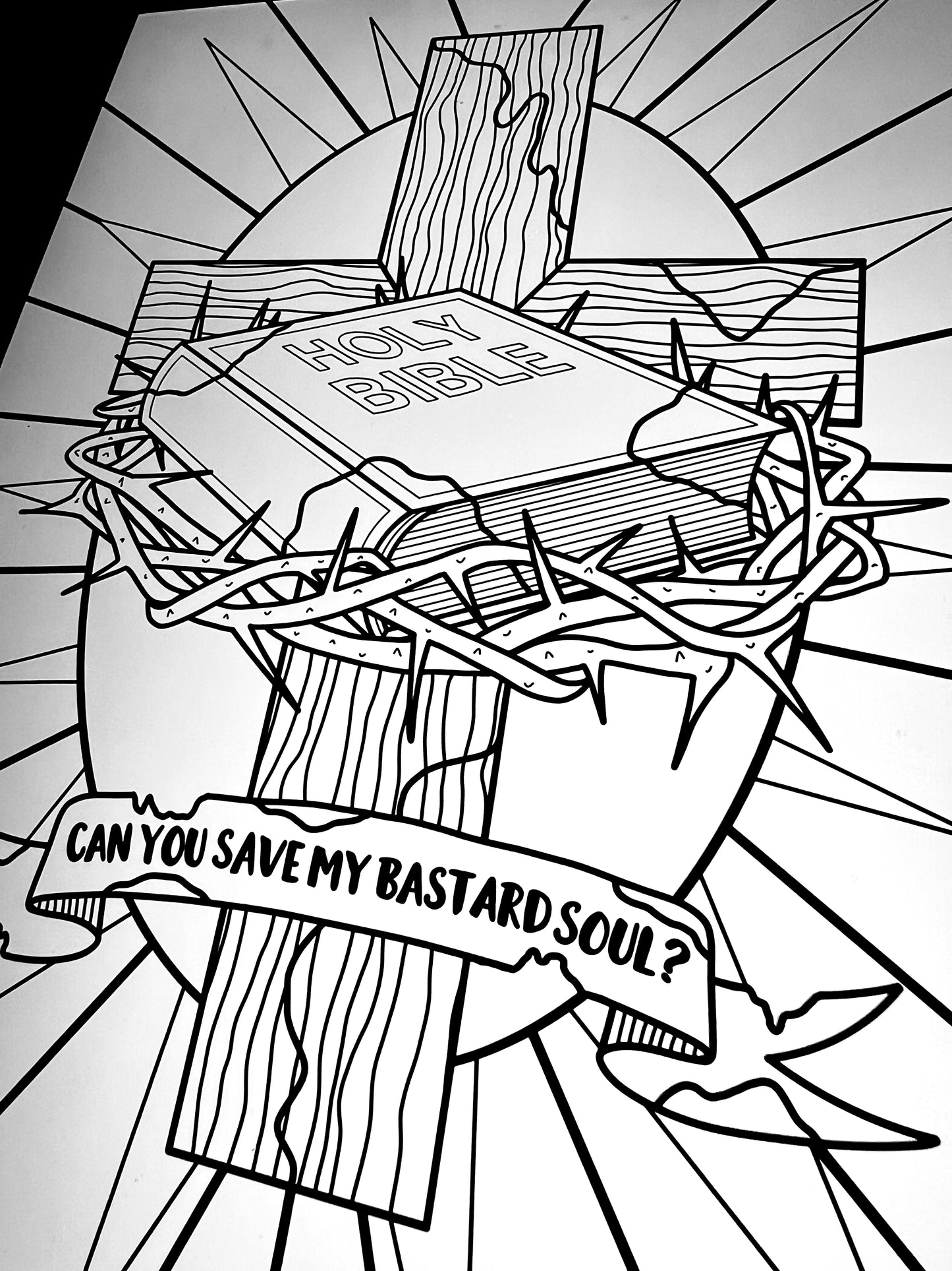 This Is Sempiternal 2 (EXPLICIT) A4 Colouring Book