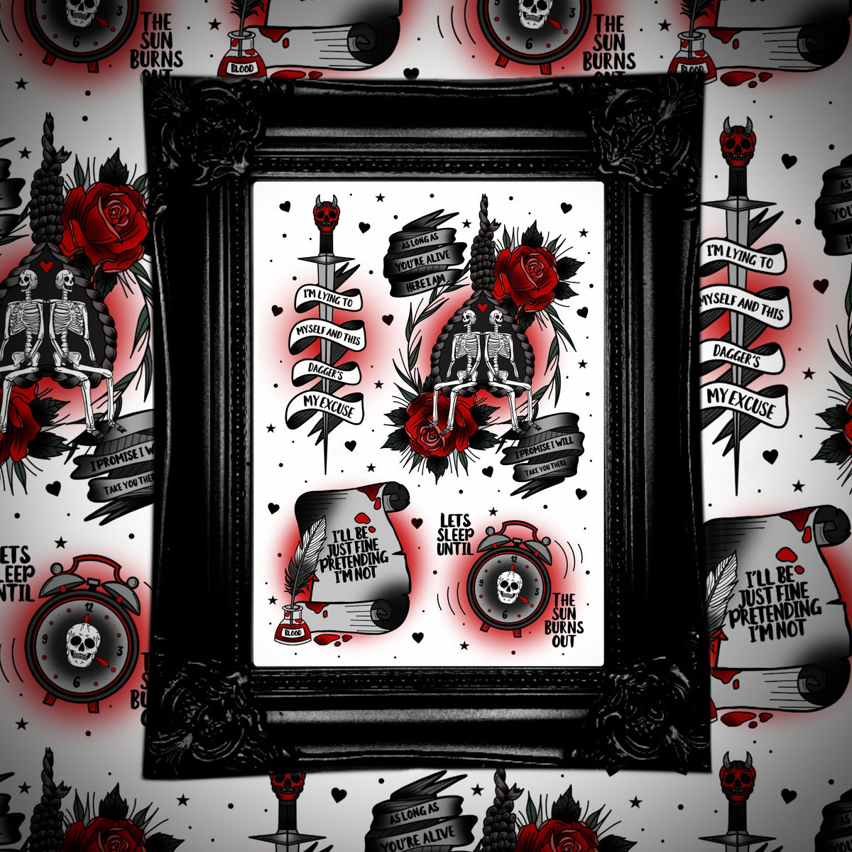 I Caught Fire Print