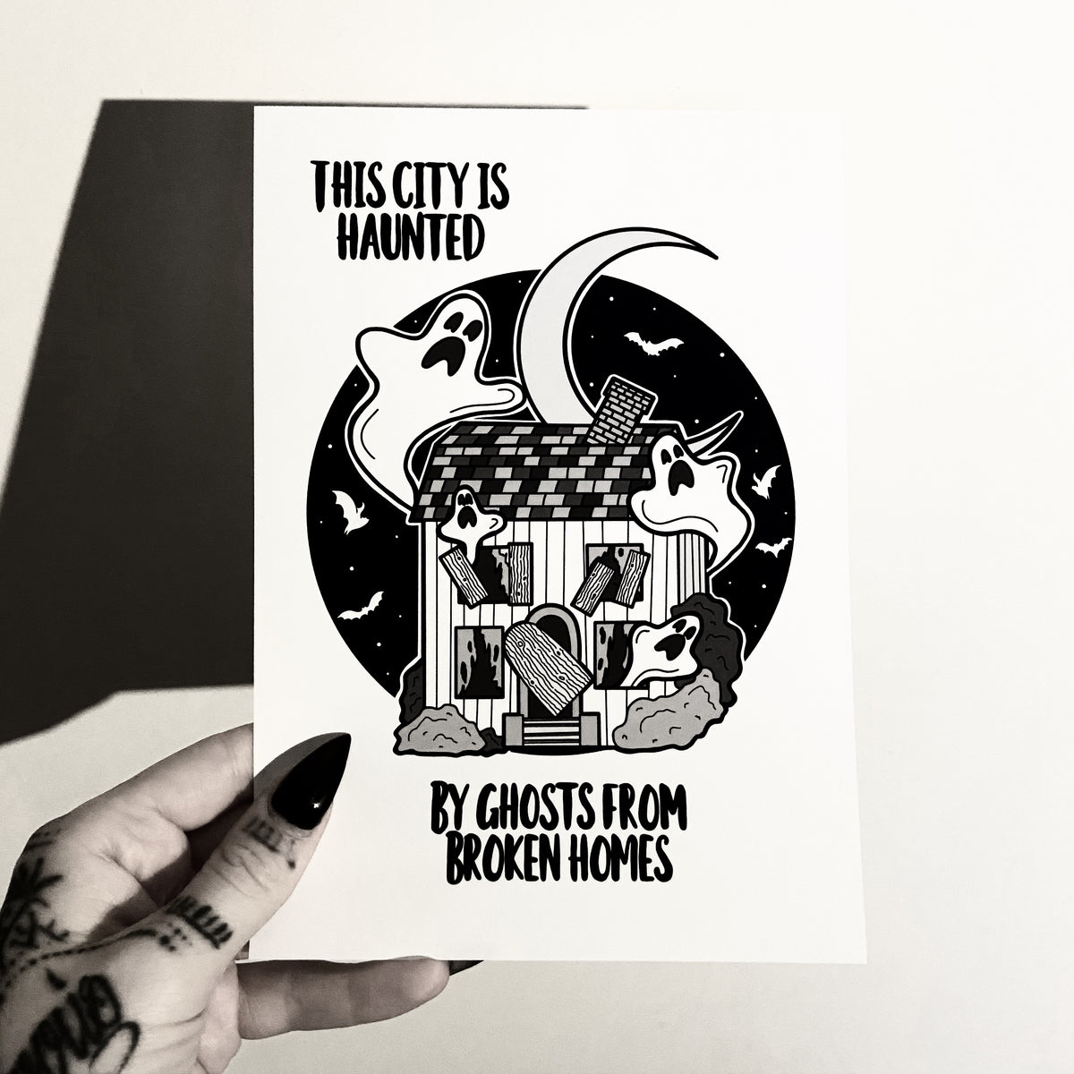 This City Is Haunted Print