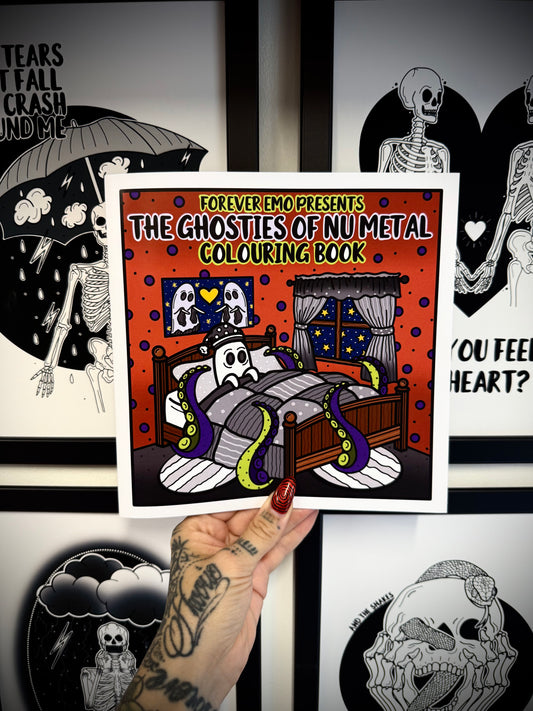 The Ghosties Of Nu Metal Colouring Book