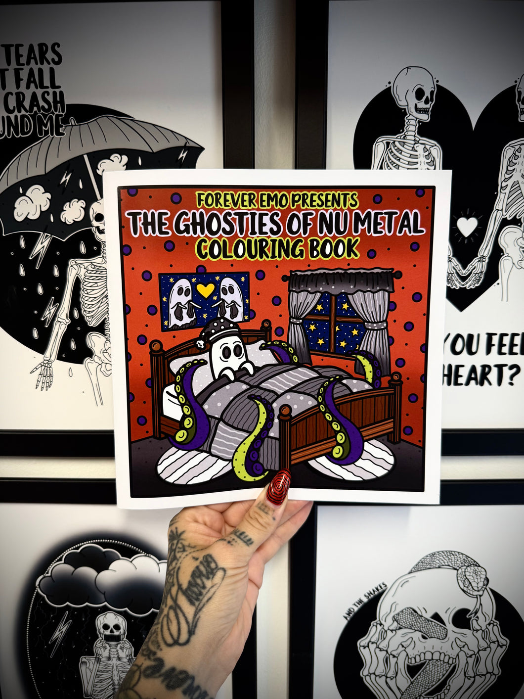 The Ghosties Of Nu Metal Colouring Book