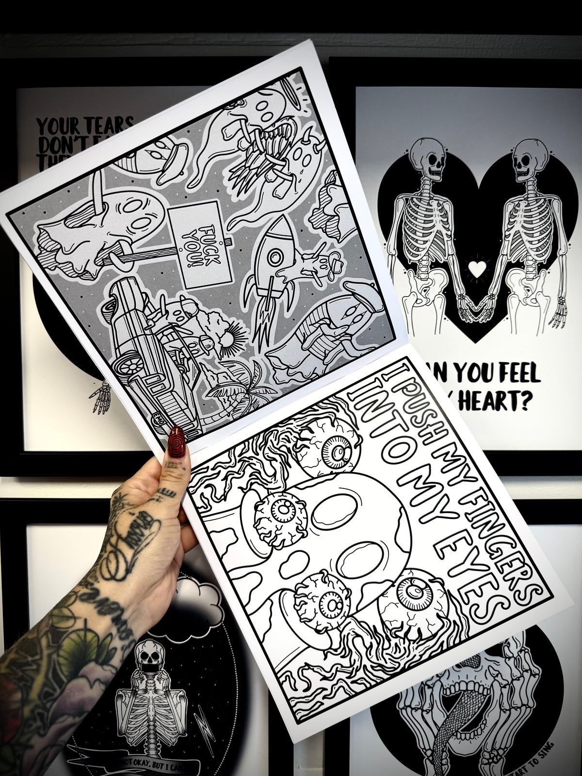 The Ghosties Of Nu Metal Colouring Book