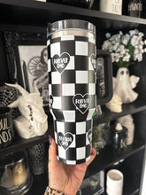 Load image into Gallery viewer, IMPERFECT Checkerboard 40oz Travel Cup
