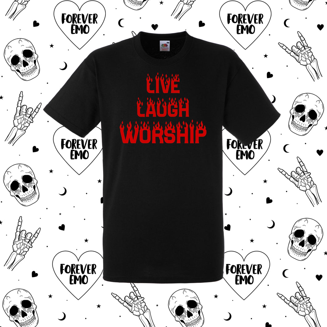 Live Laugh Worship T-Shirt