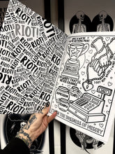 Load image into Gallery viewer, Business of Misery A4 Colouring Book
