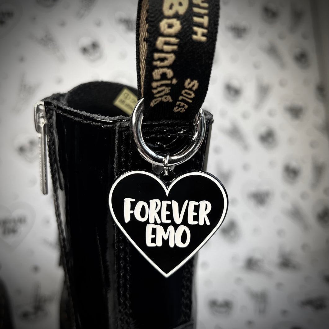 Forever Emo Boot Charm