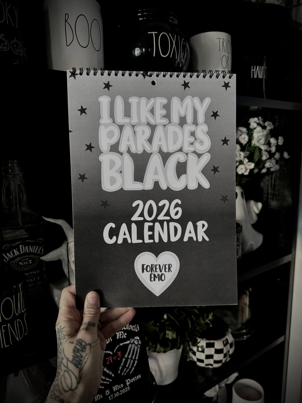 I Like My Parades Black 2026 Calendar