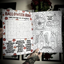 Load image into Gallery viewer, Halloween Goes Emo Colouring Book
