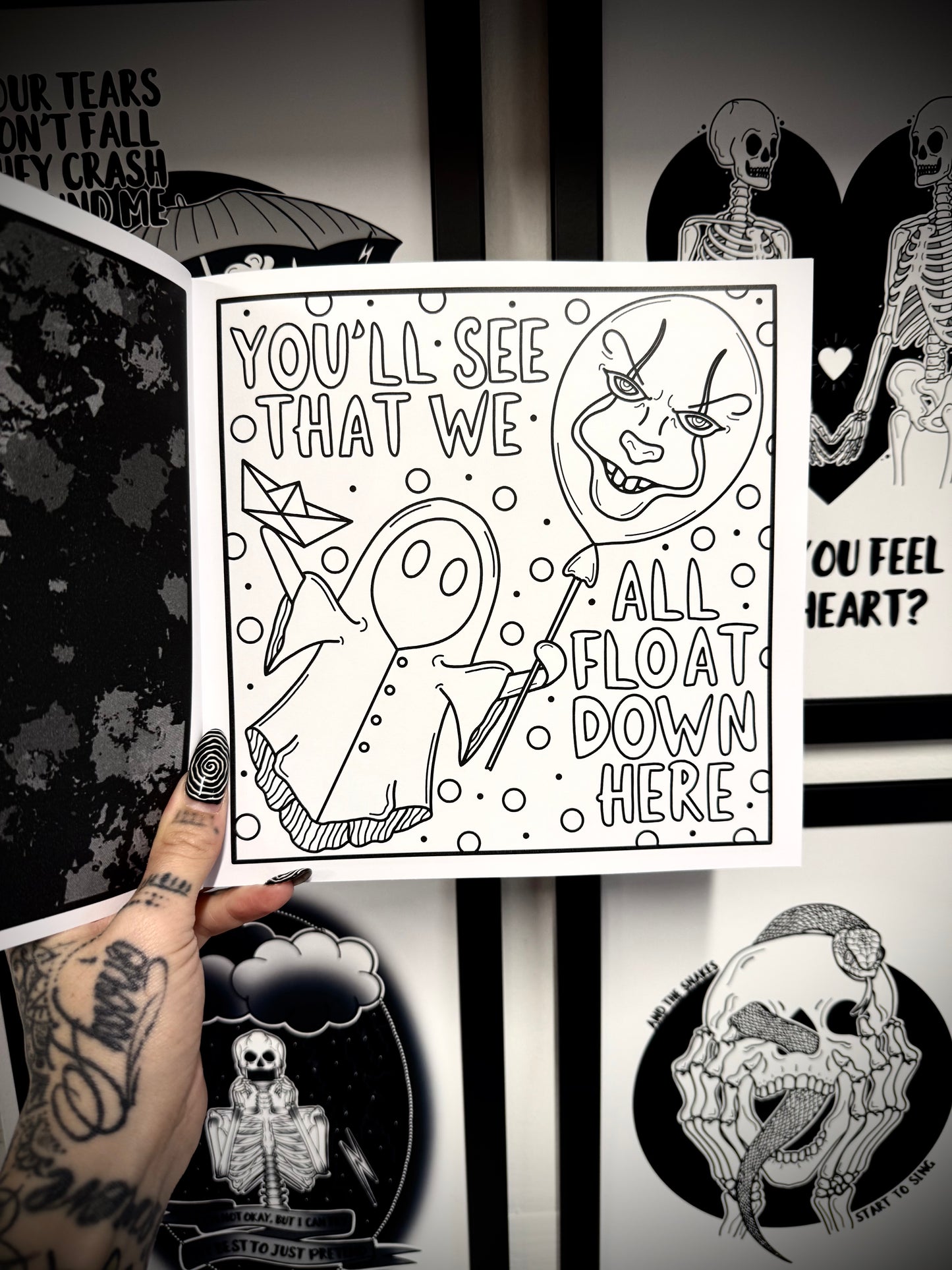 The Ghosts Of The Silver Scream Colouring Book