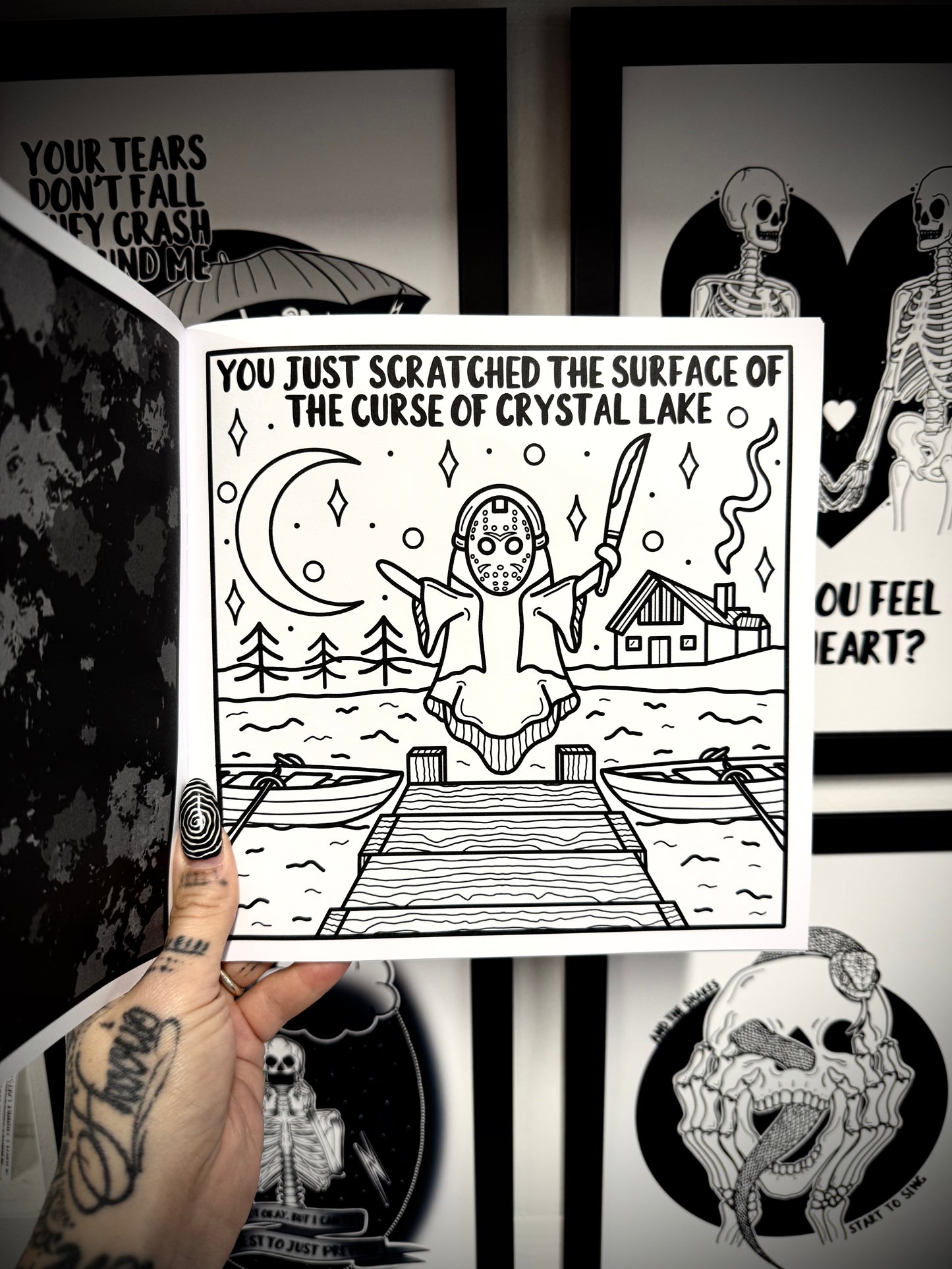 The Ghosts Of The Silver Scream Colouring Book
