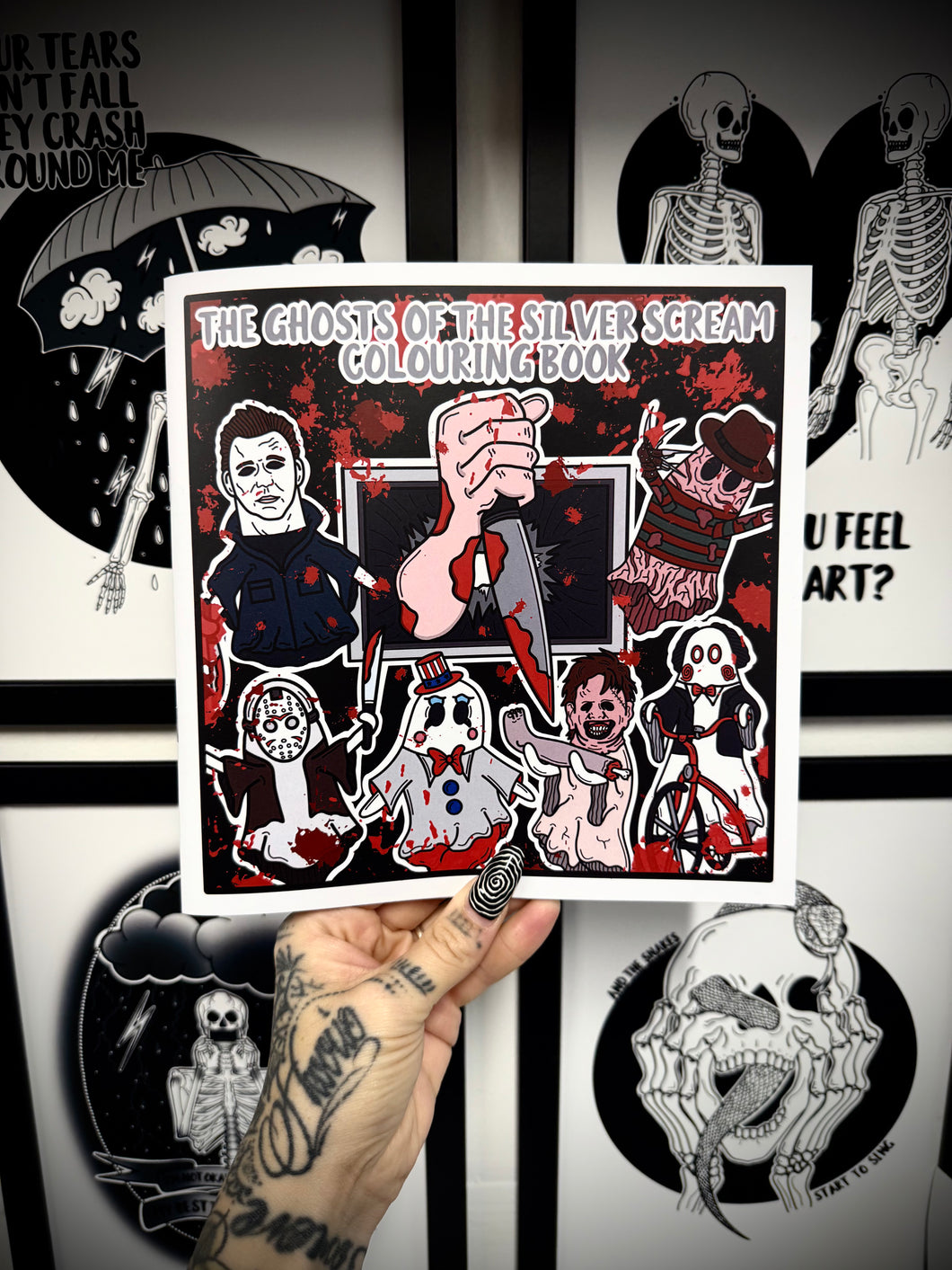 The Ghosts Of The Silver Scream Colouring Book