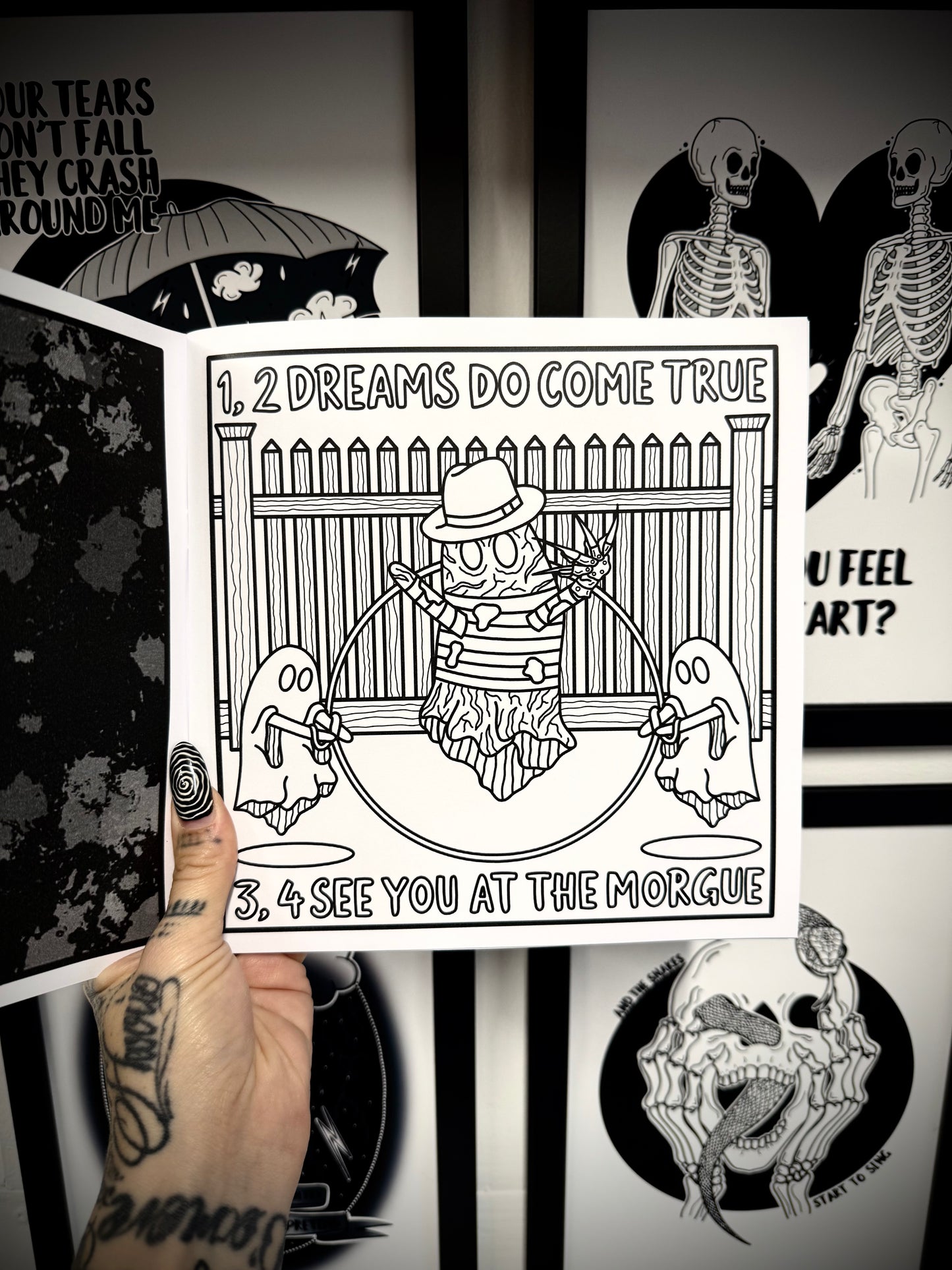 The Ghosts Of The Silver Scream Colouring Book