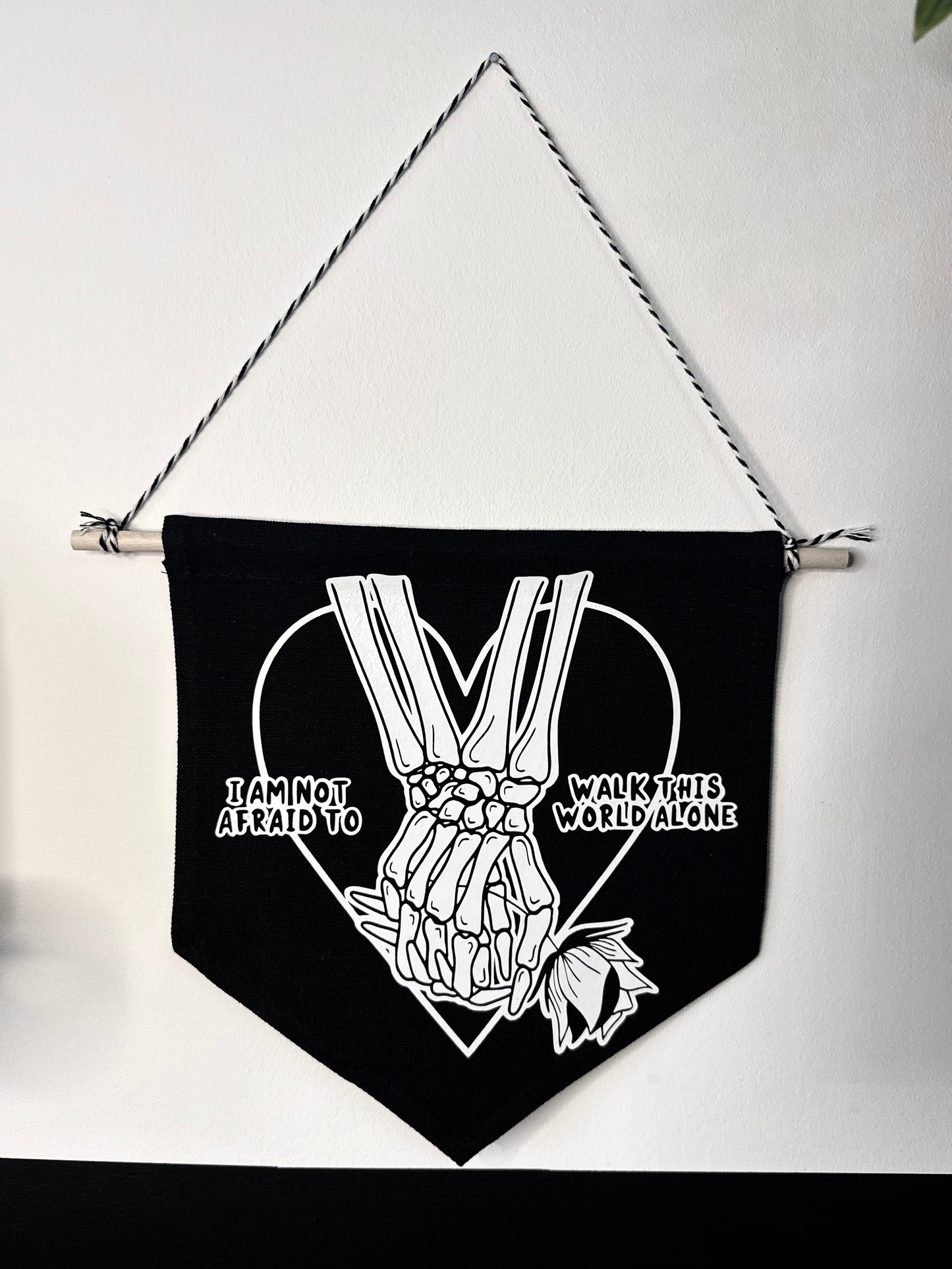 Limited Edition I Am Not Afraid Wall Banner