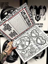 Load image into Gallery viewer, Business of Misery A4 Colouring Book
