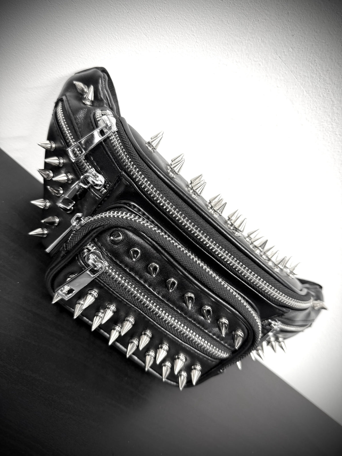 Cut Me Up Spiked Bum Bag