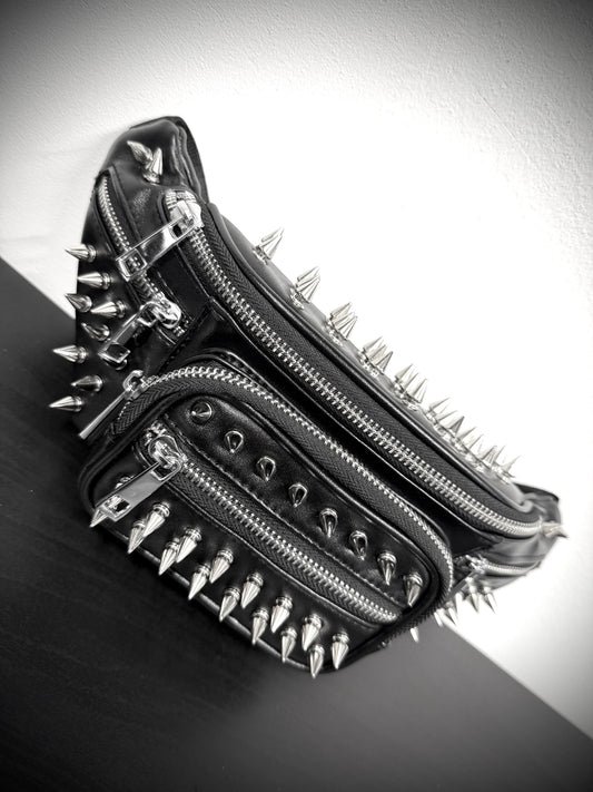 Cut Me Up Spiked Bum Bag