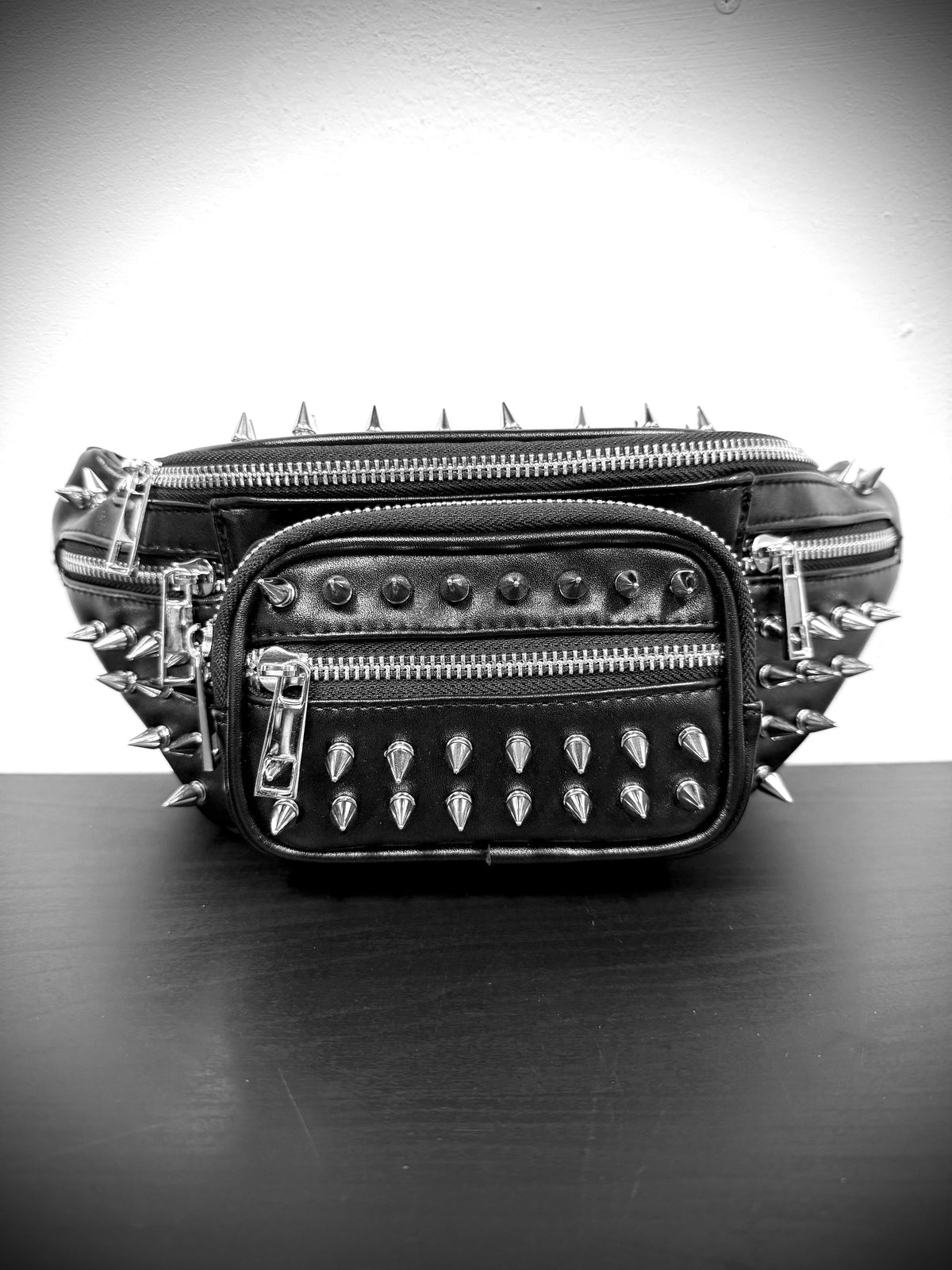 Cut Me Up Spiked Bum Bag