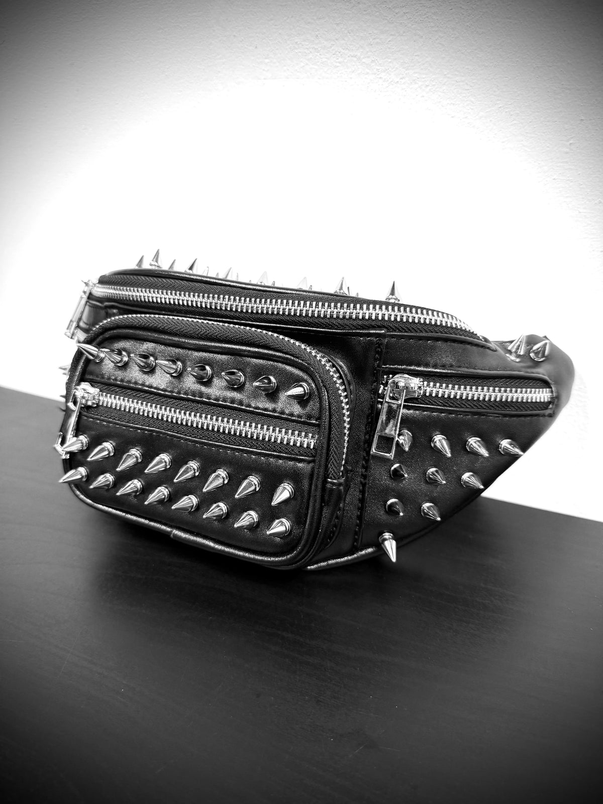 Cut Me Up Spiked Bum Bag