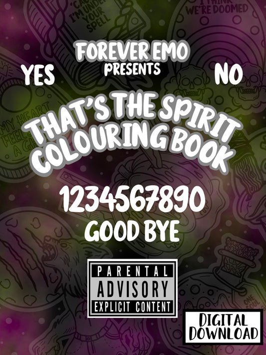 DIGITAL DOWNLOAD That’s The Spirit Colouring Book