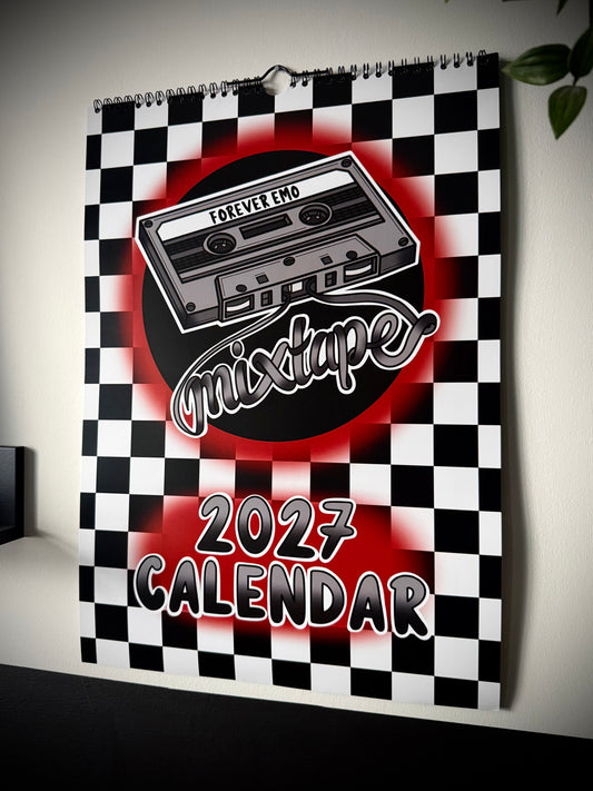 2027 Emo Mixtape Calendar
