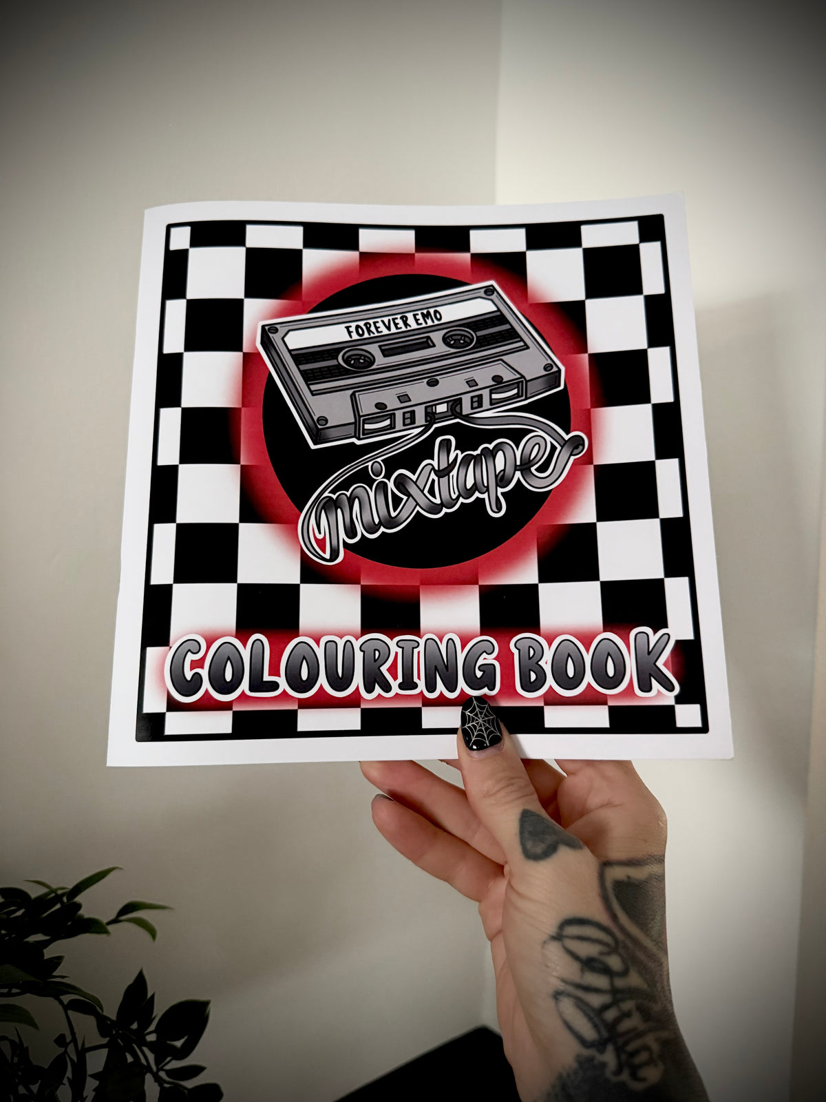 Emo Mixtape Colouring Book