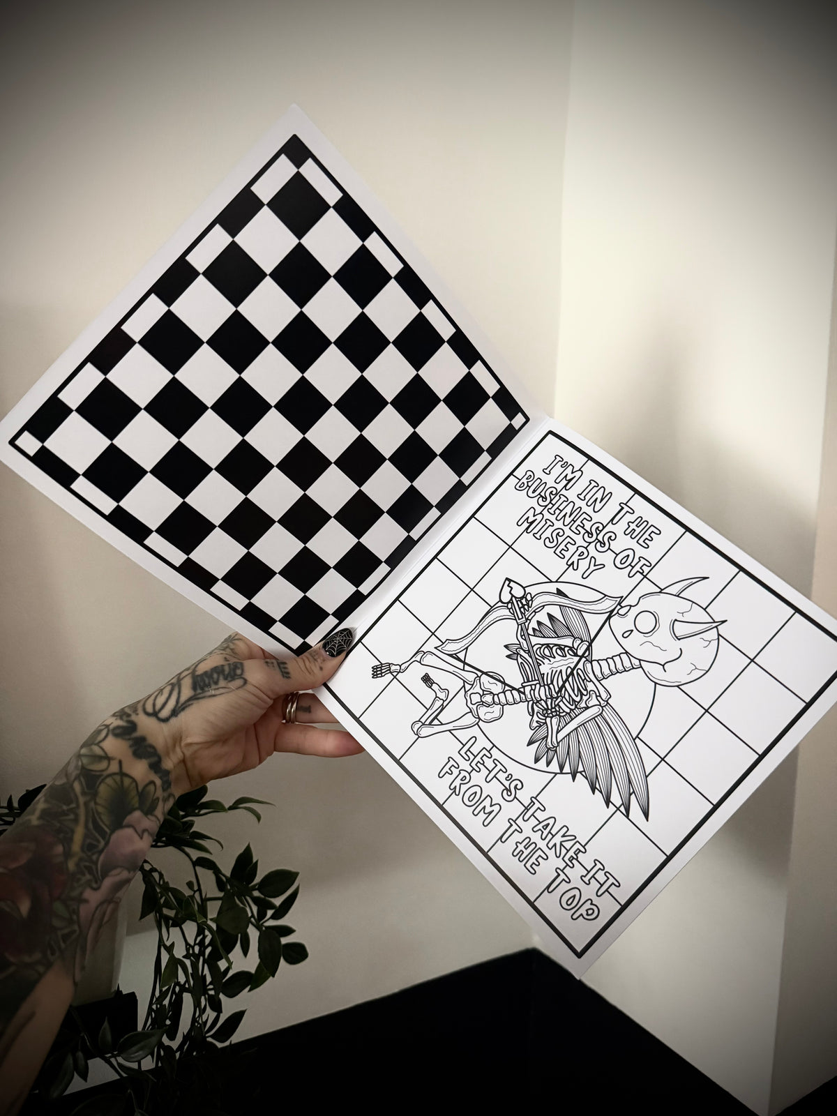 Emo Mixtape Colouring Book