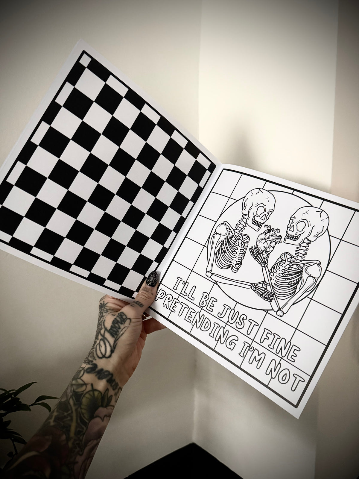 Emo Mixtape Colouring Book