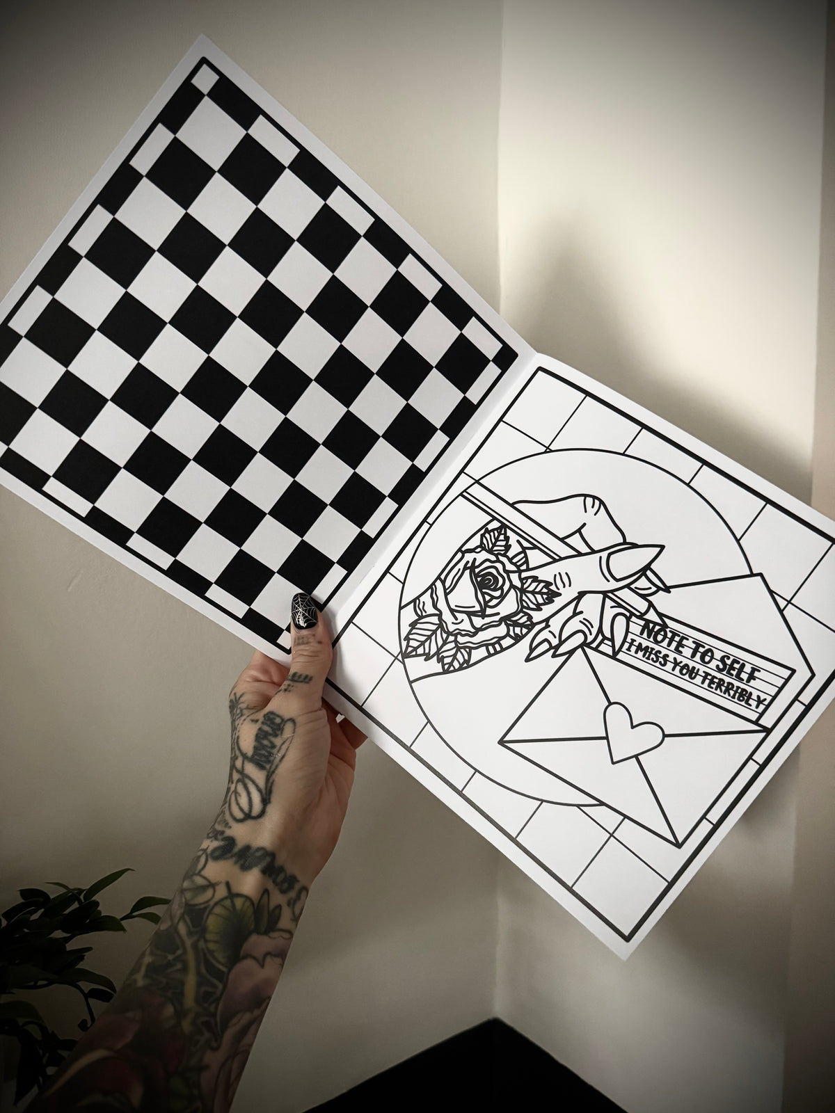 Emo Mixtape Colouring Book