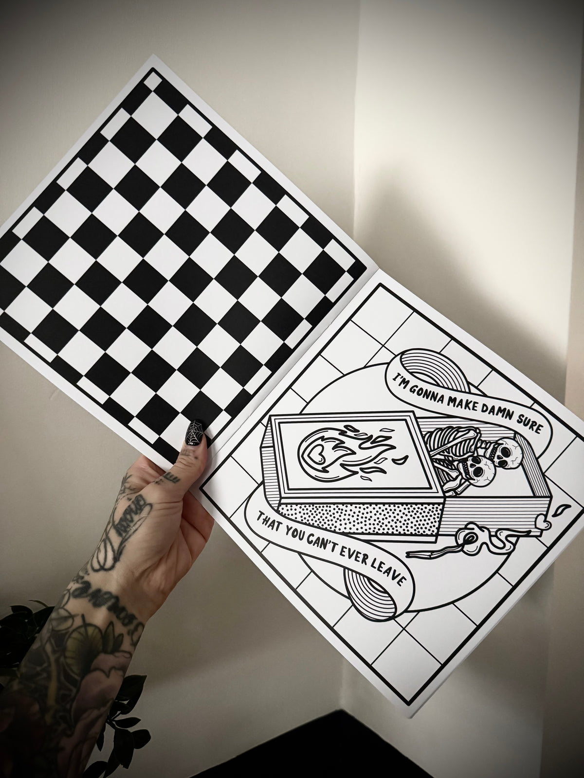 Emo Mixtape Colouring Book