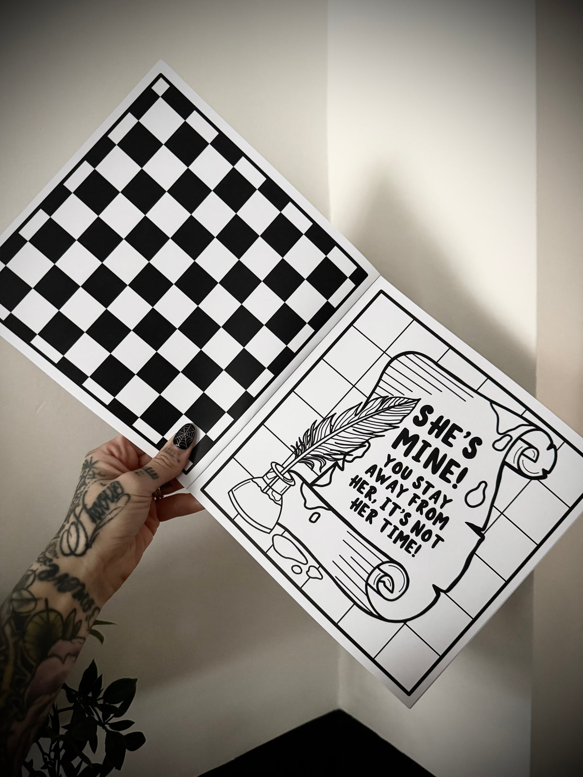Emo Mixtape Colouring Book