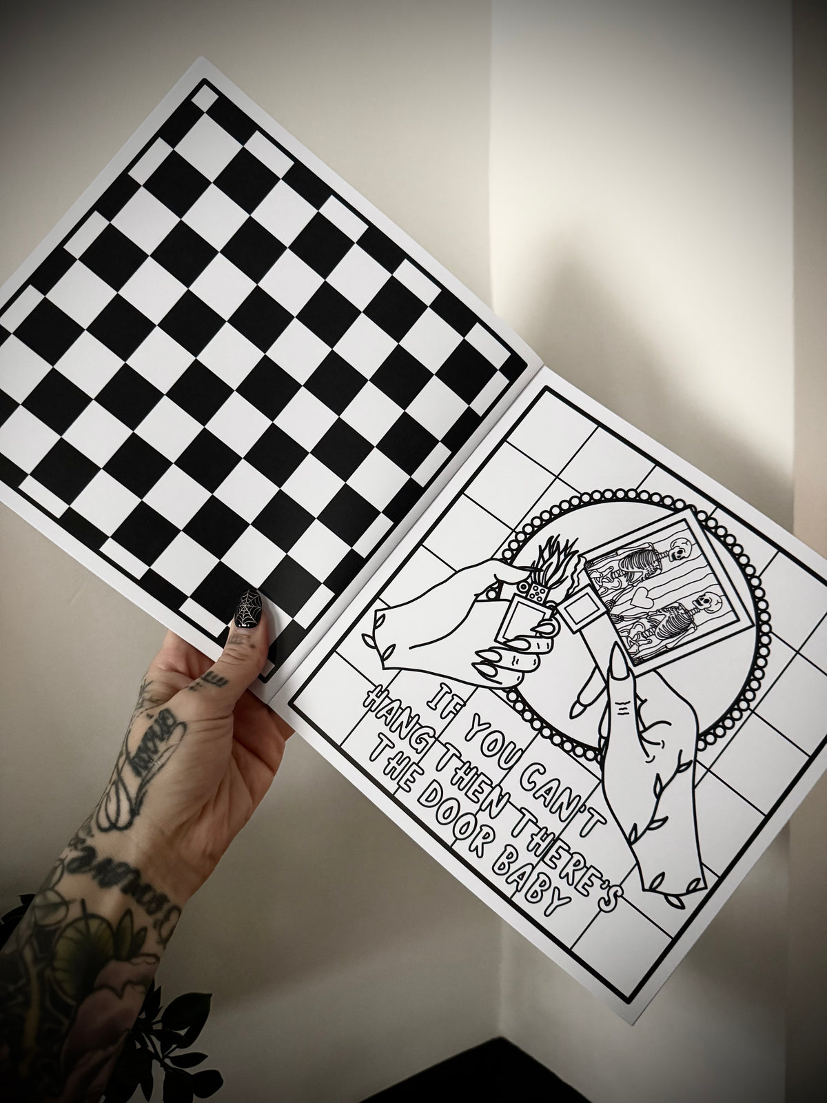Emo Mixtape Colouring Book