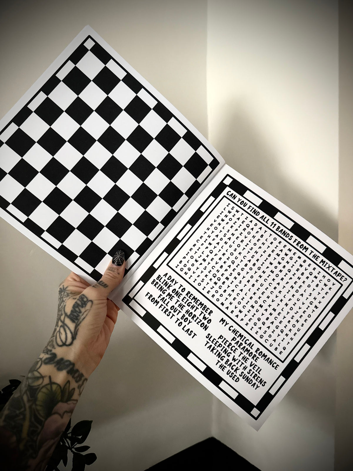 Emo Mixtape Colouring Book