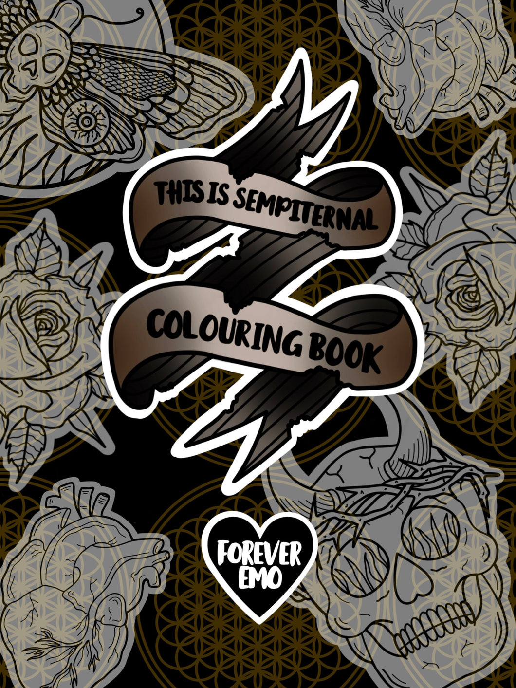 This Is Sempiternal A4 1 Colouring Book