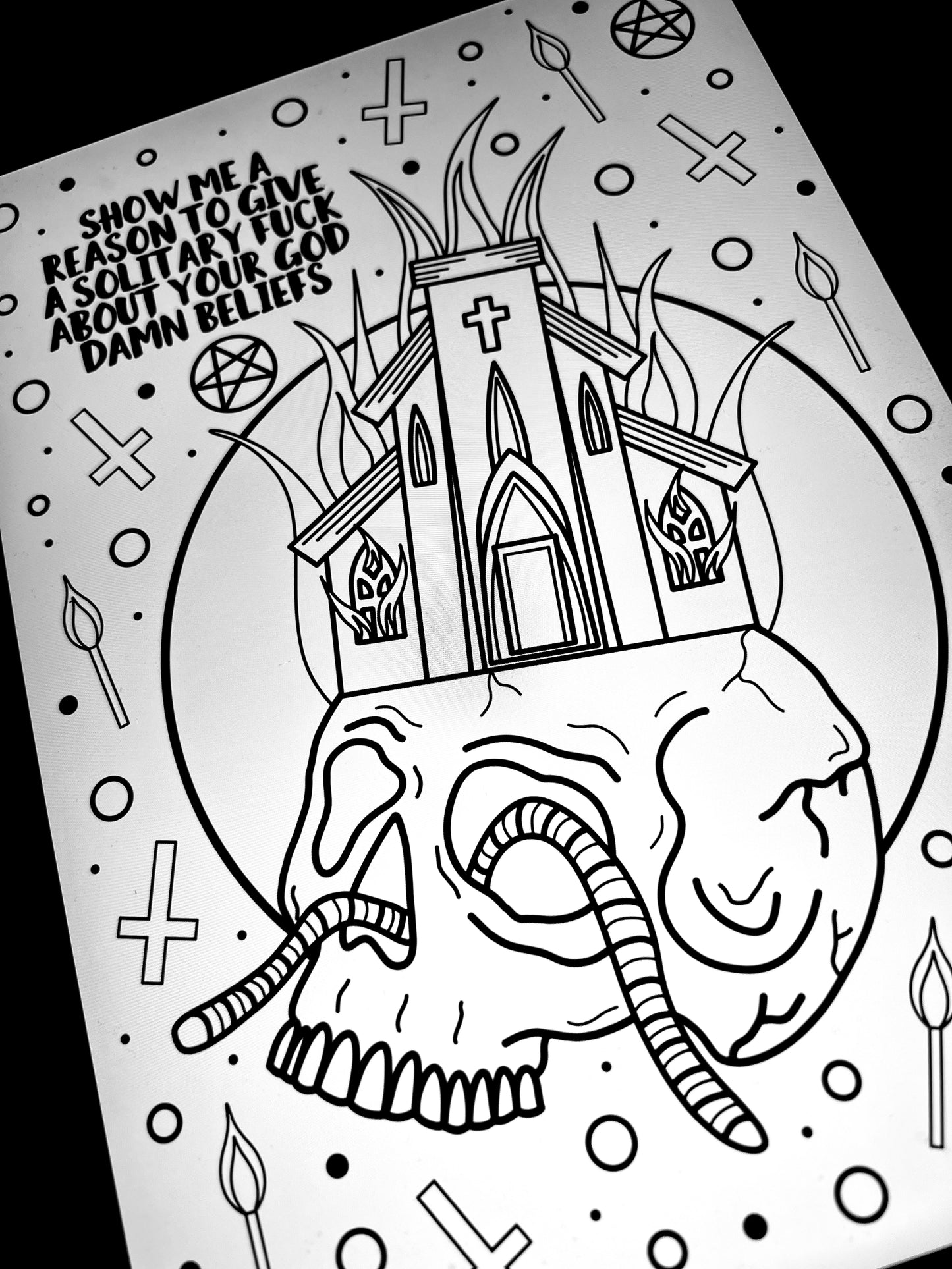 This Is Sempiternal 2 (EXPLICIT) A4 Colouring Book