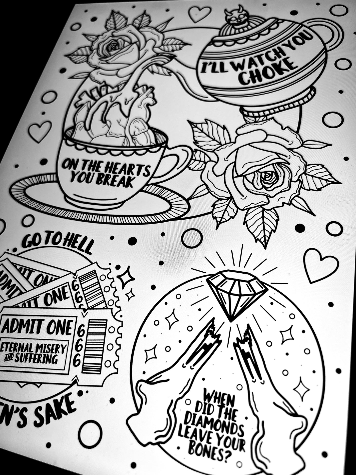 This Is Sempiternal A4 1 Colouring Book