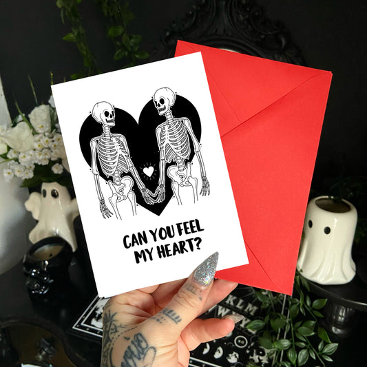 Can You Feel My Heart A6 Card