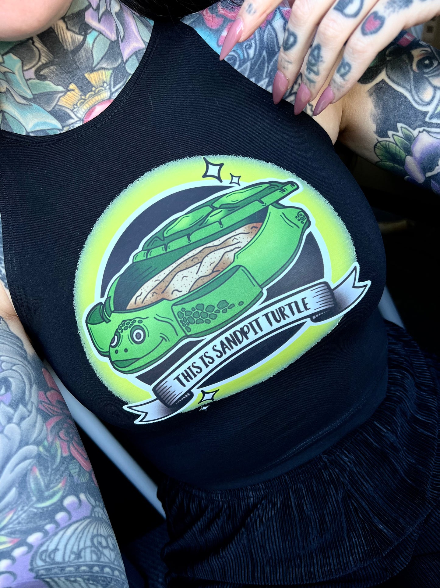 Sandpit Turtle Crop Top