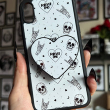Load image into Gallery viewer, iPhone X/XS Sample White Forever Emo case with pop socket!
