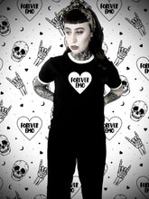 Load image into Gallery viewer, Black Forever Emo T-Shirt
