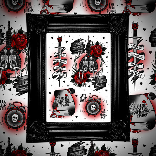 I Caught Fire Print