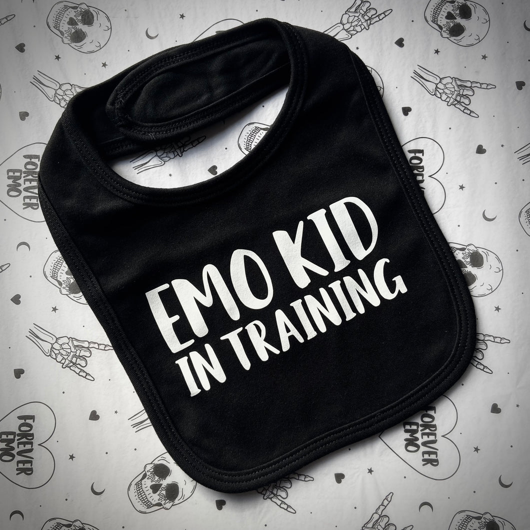 Emo Kid In Training Bib