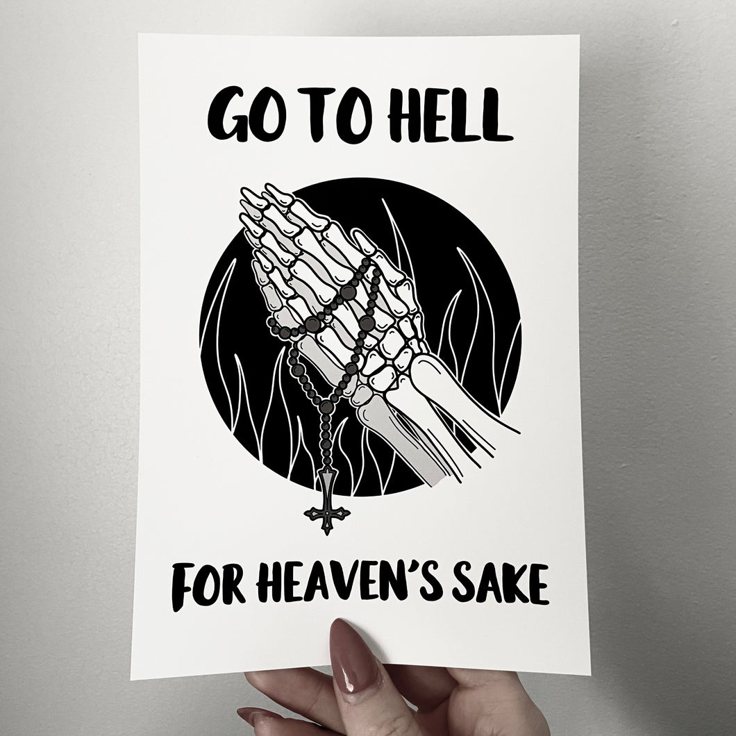 Go To Hell Print