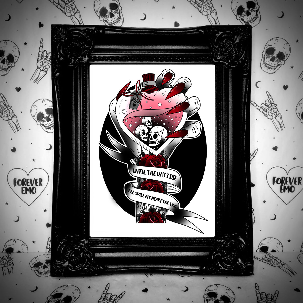 Spill My Heart For You Print